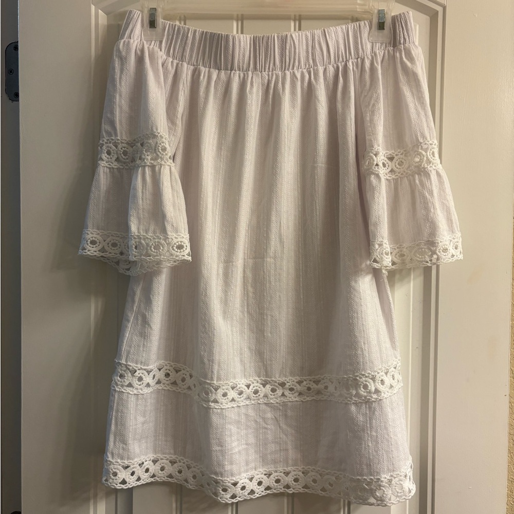 Mazik White Off-Shoulder Blouse